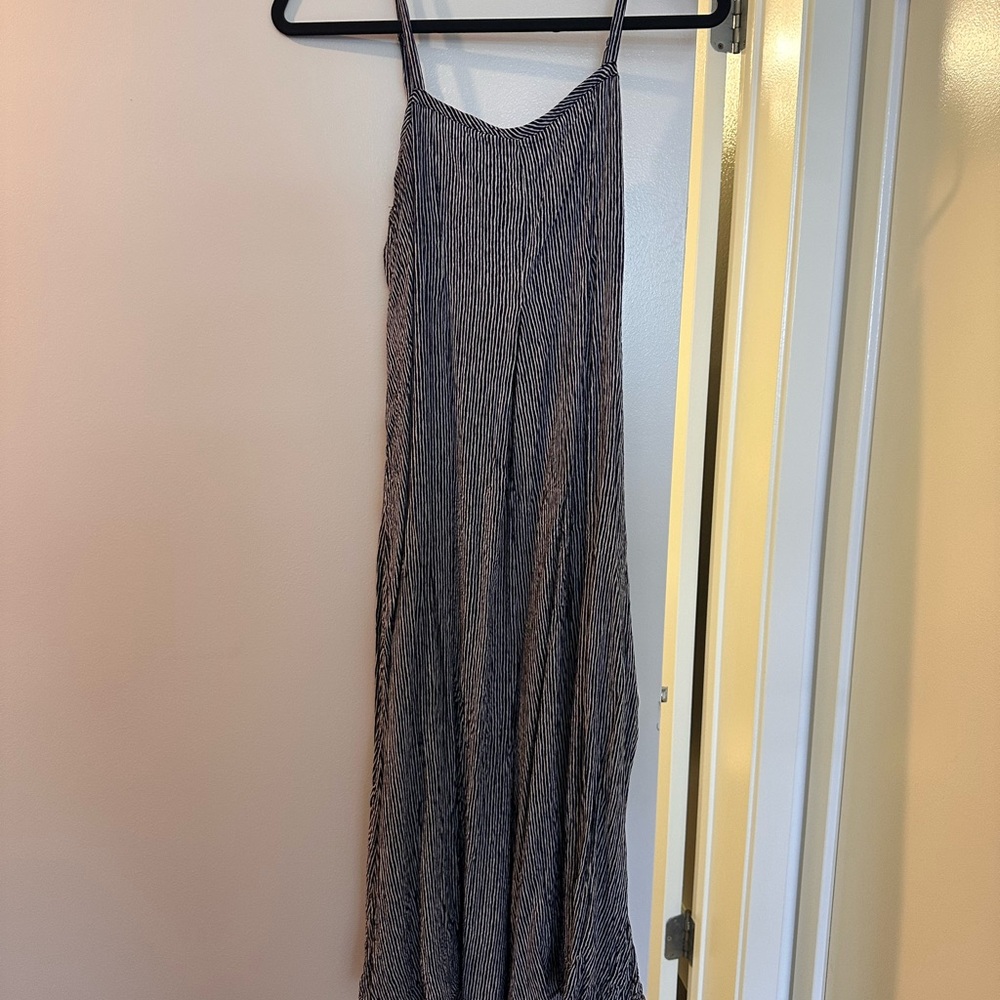 Anthropologie Black and White Jumpsuit